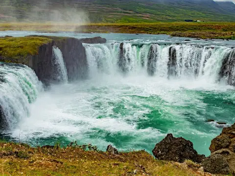 Waterfall in Iceland