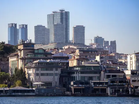 Istanbul seen from the Bosphorus
