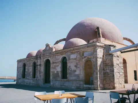 Domed building at Chania harbour, Crete