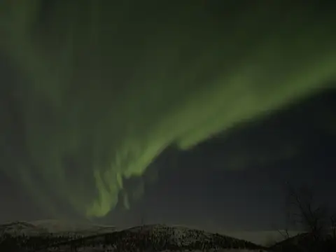 Northern lights over Lapland